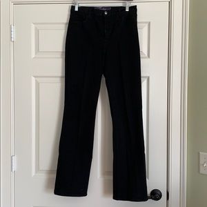 Black flare leg jeans